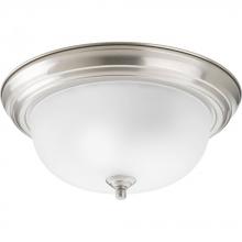 Progress P3925-09ET - Two-Light Dome Glass 13-1/4" Close-to-Ceiling