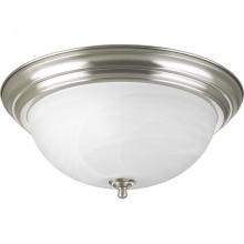 Progress P3926-09 - Three-Light Dome Glass 15-1/4" Close-to-Ceiling