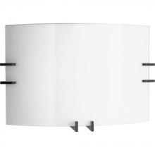 COMPACT FLUORESCENT GLASS WALL SCONCE