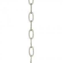 Progress P8757-126 - Accessory Chain - 10' of 9 Gauge Chain in Burnished Silver