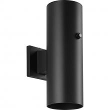 Progress P550102-031-30 - 5"  Black LED Outdoor Aluminum Up/Down Wall Mount Cylinder with Photocell