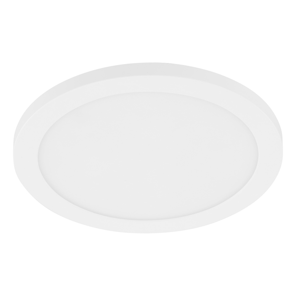 1x18W LED Ceiling / Wall Light With White Finish & White Acrylic Shade