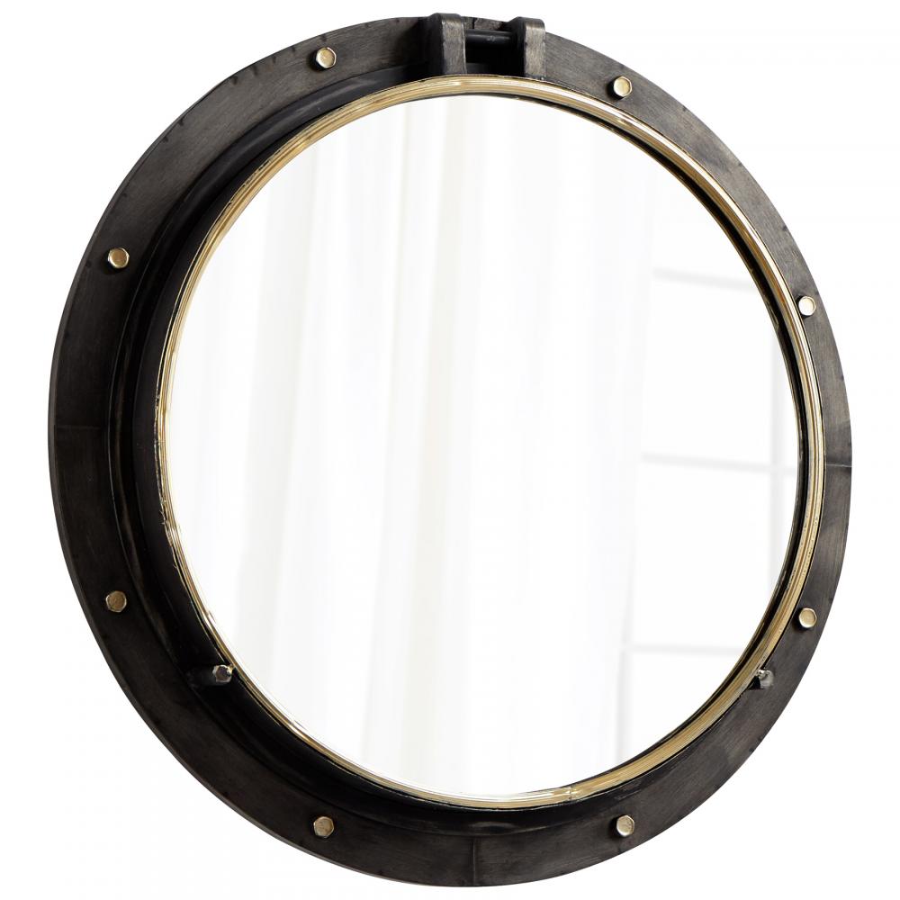 Barrel Mirror Canyon Bronze And Gold