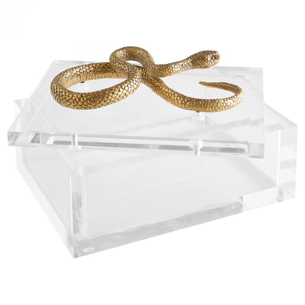 Snake Box| Clear | Brass