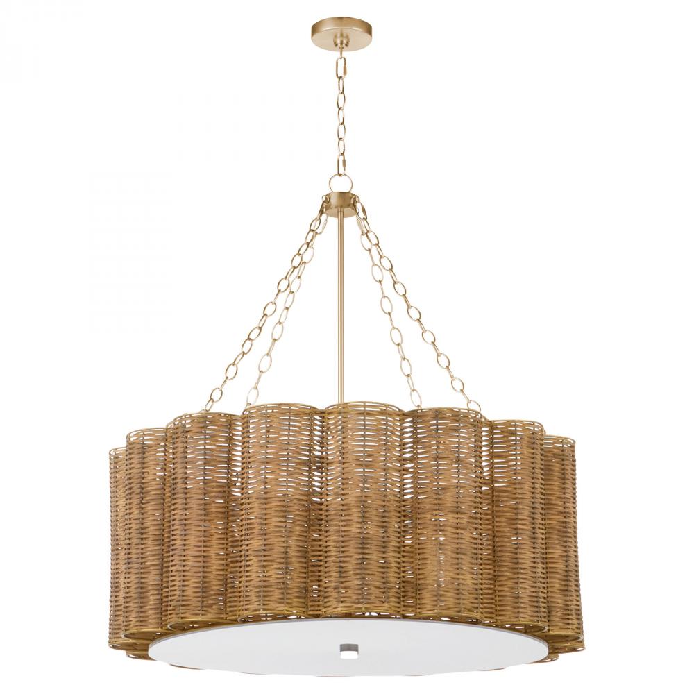 Boracay Chandelier|Antique Brass