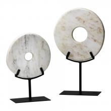 Cyan Designs 02308 - Disk On Stand|White-Small