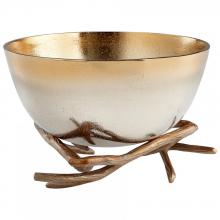Cyan Designs 08133 - Antler Anchored Bowl Gold - Large