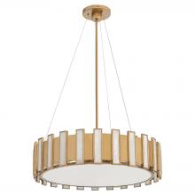 Cyan Designs 11951 - Volterra 5 Light Pendant | Aged Brass