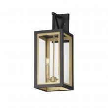 Maxim 30055CLBKGLD - Neoclass-Outdoor Wall Mount