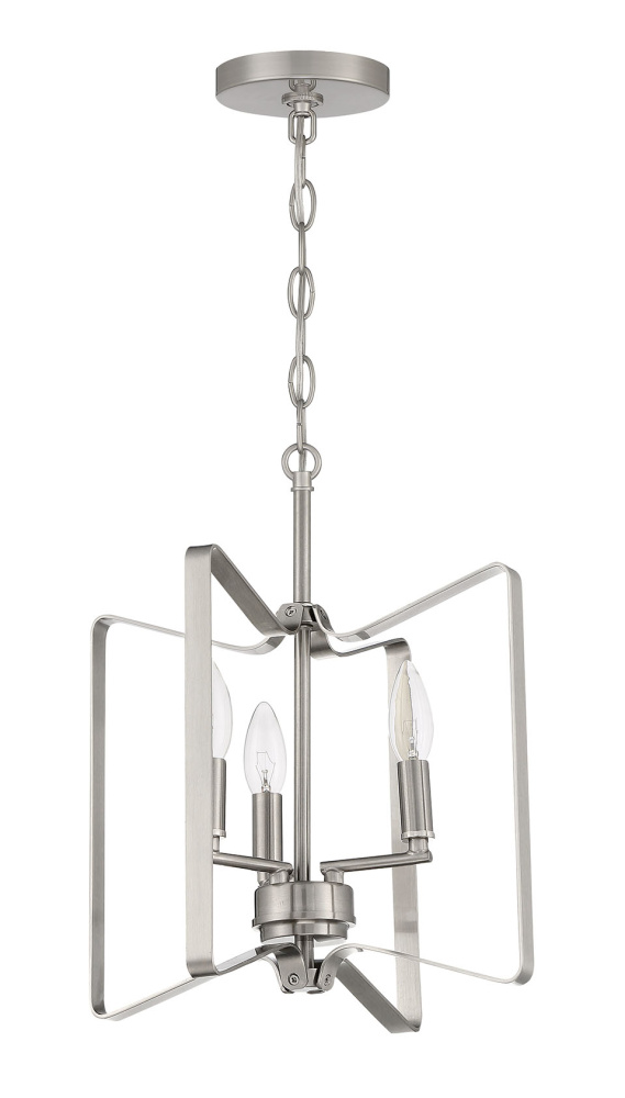 3-Light Convertible Semi Flush