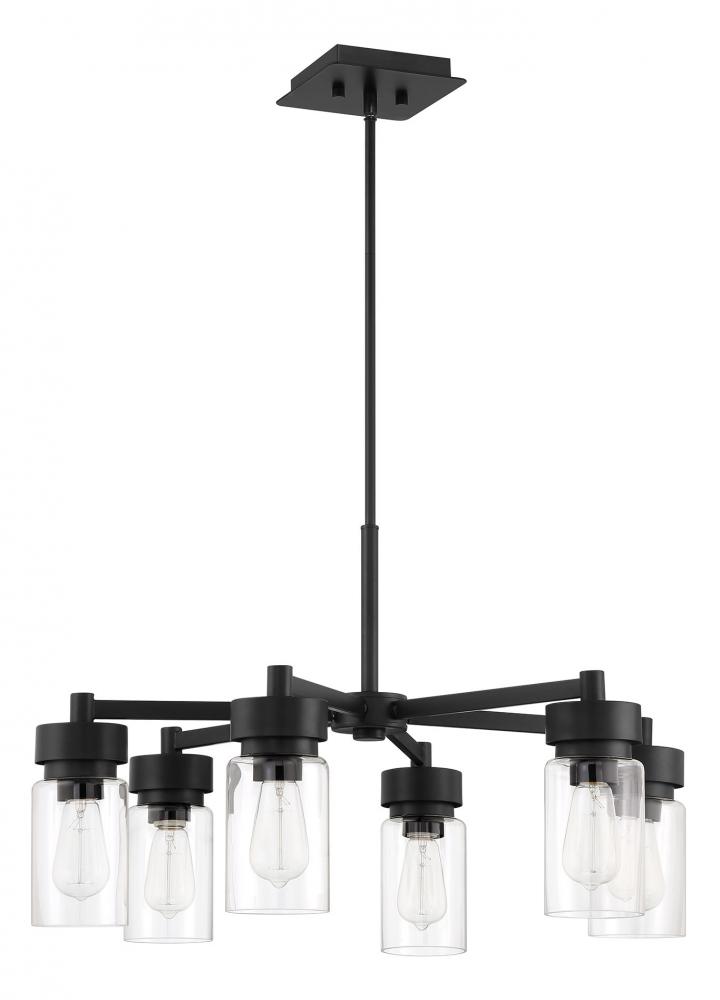 6 Light Outdoor Chandelier