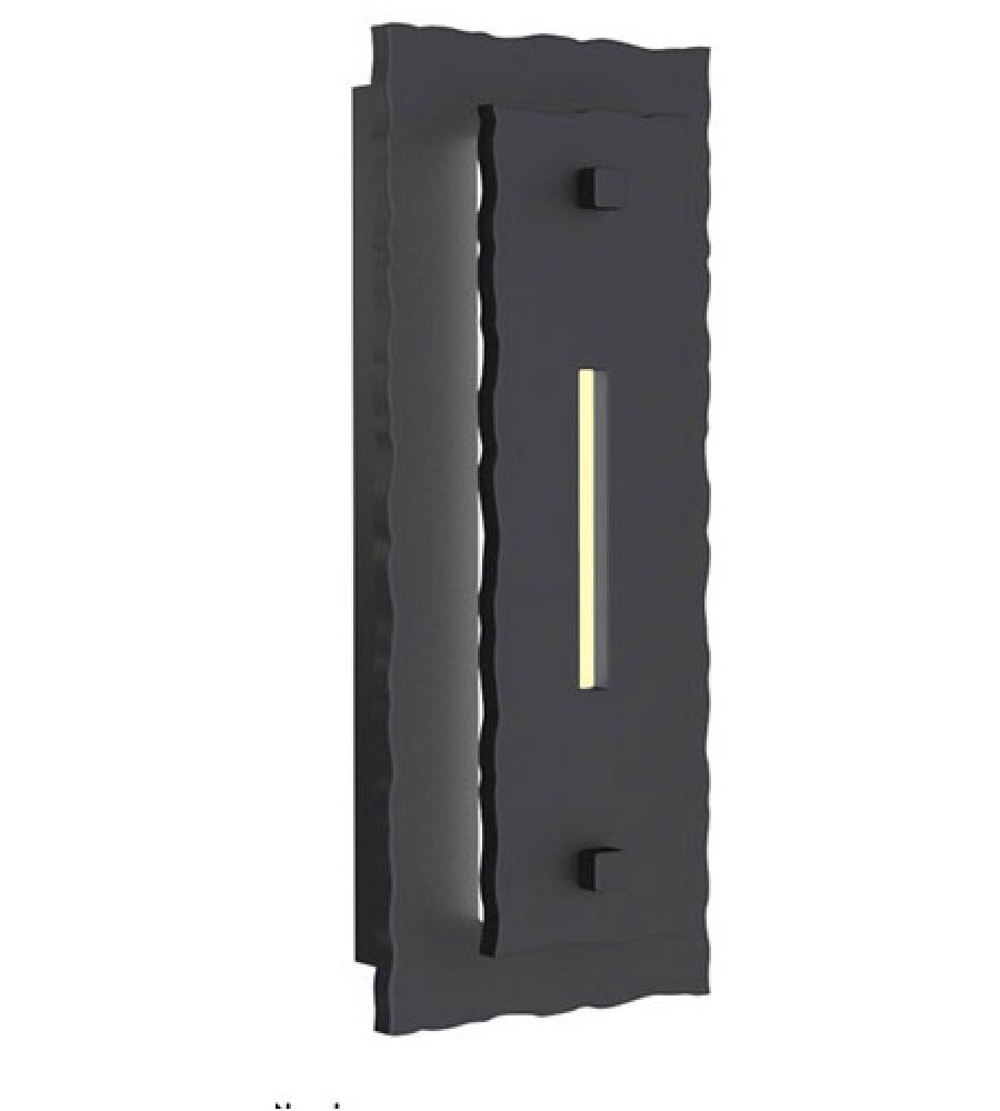 Surface Mount Industrial Forged LED Lighted Touch Button in Aged Iron