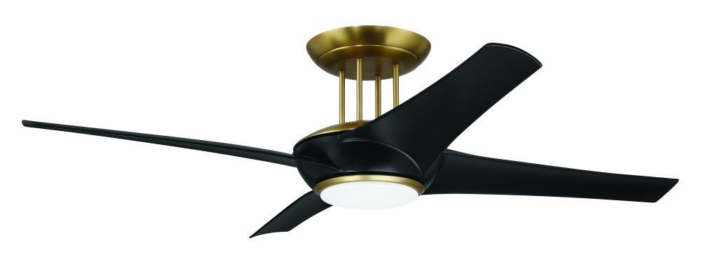 54" Ceiling Fan w/Wi-Fi, DC Motor, Blades, LED Light Kit