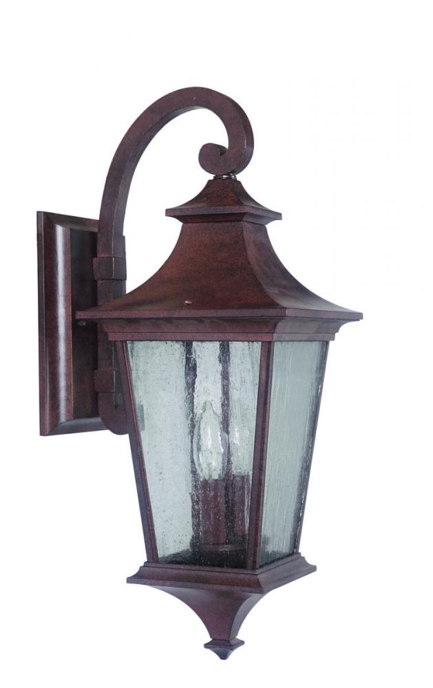 Argent II 2 Light Medium Outdoor Wall Lantern in Aged Bronze