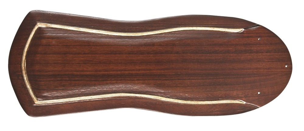 54" Custom Carved Blades in Ebony/Vintage Madera