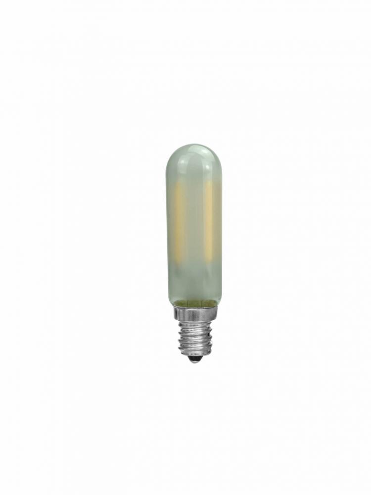 3.35" M.O.L. Frost LED T6, E12, 4.5W, Dimmable, 3000K