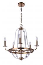 Craftmade 57725-SB - Graclyn 5 Light Chandelier