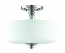 Craftmade 49853-BNK - 3-Light Convertible Semi Flush