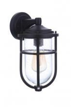 Craftmade ZA4704-MN - Voyage 1 Light Small Outdoor Wall Lantern in Midnight