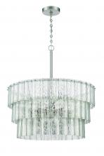 Craftmade 48690-BNK - Museo 12 Light Pendant in Brushed Polished Nickel