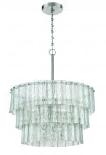 Craftmade 48696-BNK - Museo 9 Light Pendant in Brushed Polished Nickel