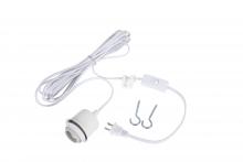 Craftmade SW1001-W - Swag Hardware Kit 15' White Cord w/Socket in White