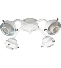 Craftmade F400-W-LED - Universal 4 Light Fitter in White
