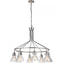 Craftmade 51228-PLN - State House 8 Light Chandelier in Polished Nickel