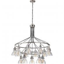 Craftmade 51215-PLN - State House 15 Light Chandelier in Polished Nickel