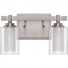 Craftmade 16712BNK2 - Celeste 2 Light Vanity in Brushed Polished Nickel