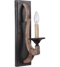 Craftmade 35161-WP - Winton 1 Light Wall Sconce in Weathered Pine/Bronze
