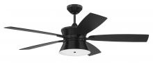 Craftmade DMK52FB5 - 52" Ceiling Fan w/Wi-Fi, DC Motor, Blades, LED Light Kit