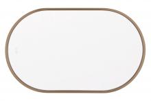 Craftmade MIR2405OVL-SB3C - Rachel 24"x 40" Framed Oval Edge Lit LED Mirror, Defogger & Dimmer, 3000-5000K, in Satin Bra