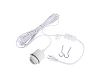Craftmade SW1001-W - 15' White Cord w/Socket Kit