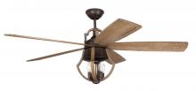 Craftmade WIN56ABZWP5 - 56" Ceiling Fan with Blades and Light Kit