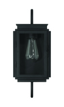 Craftmade ZA7704-TB - Irving 1 Light Outdoor Wall Latern in Textured Black