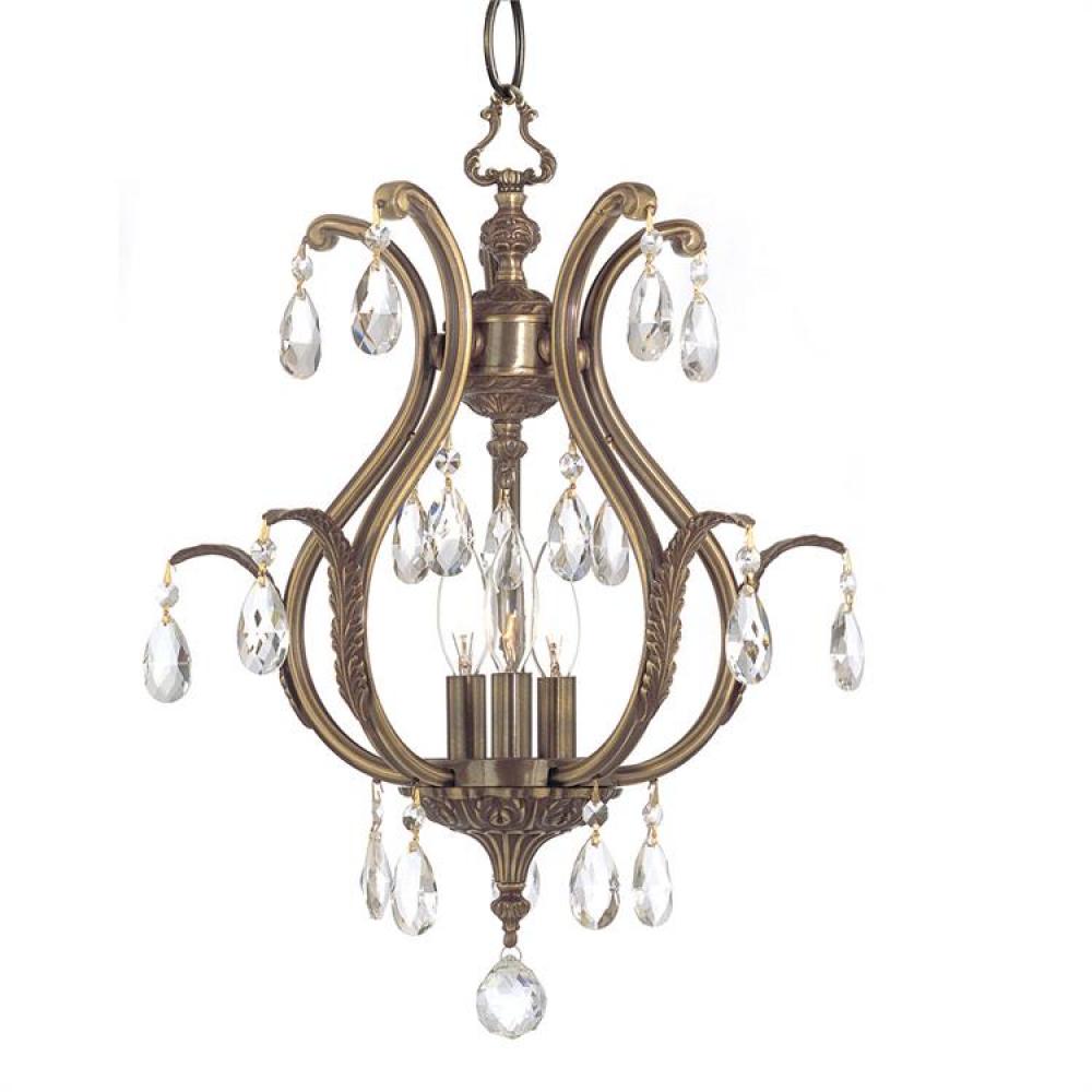 small brass chandeliers