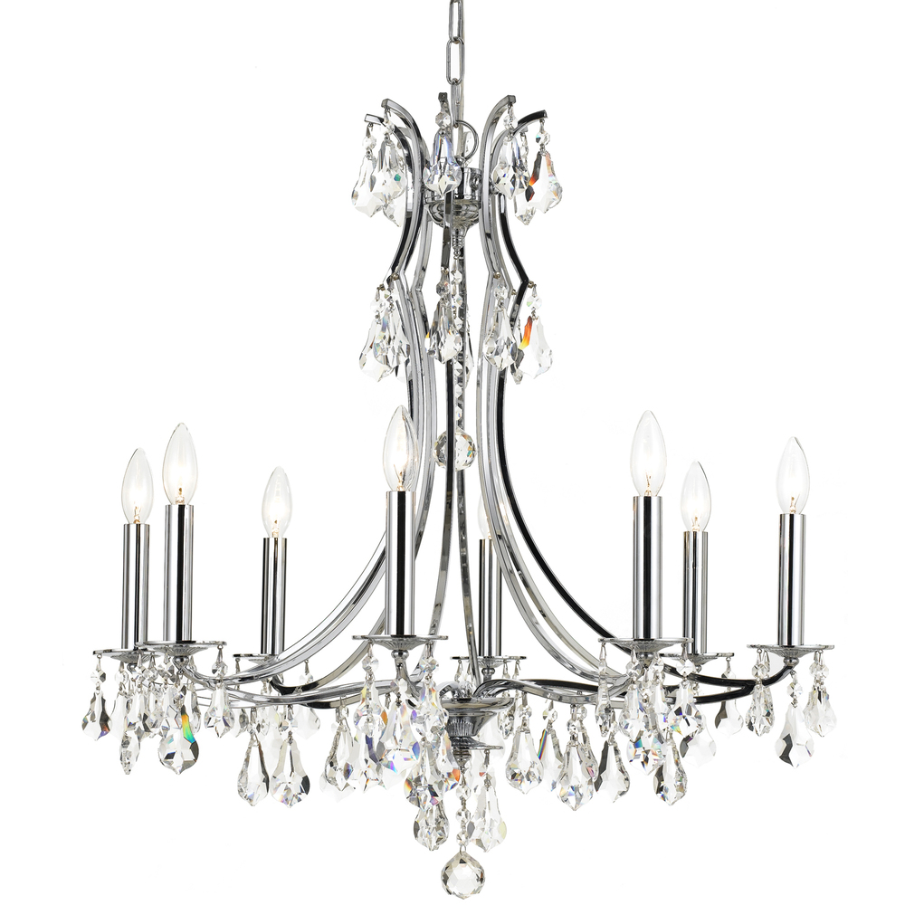 Cedar 8 Light Swarovski Polished Chrome Chandelier 5938 Ch Cedar 8 Light Swarovski Polished Chrome Chandelier 5938 Ch