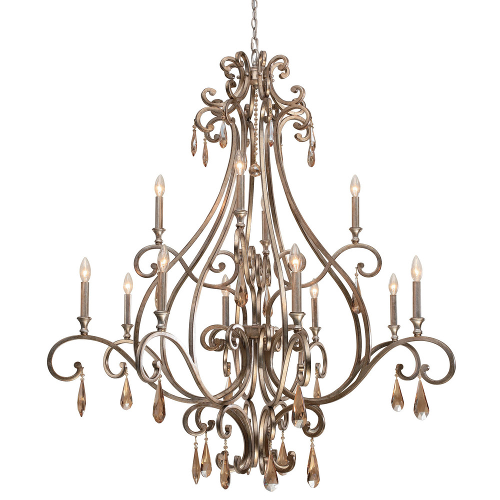 Shelby 12 Light Distressed Twilight Chandelier