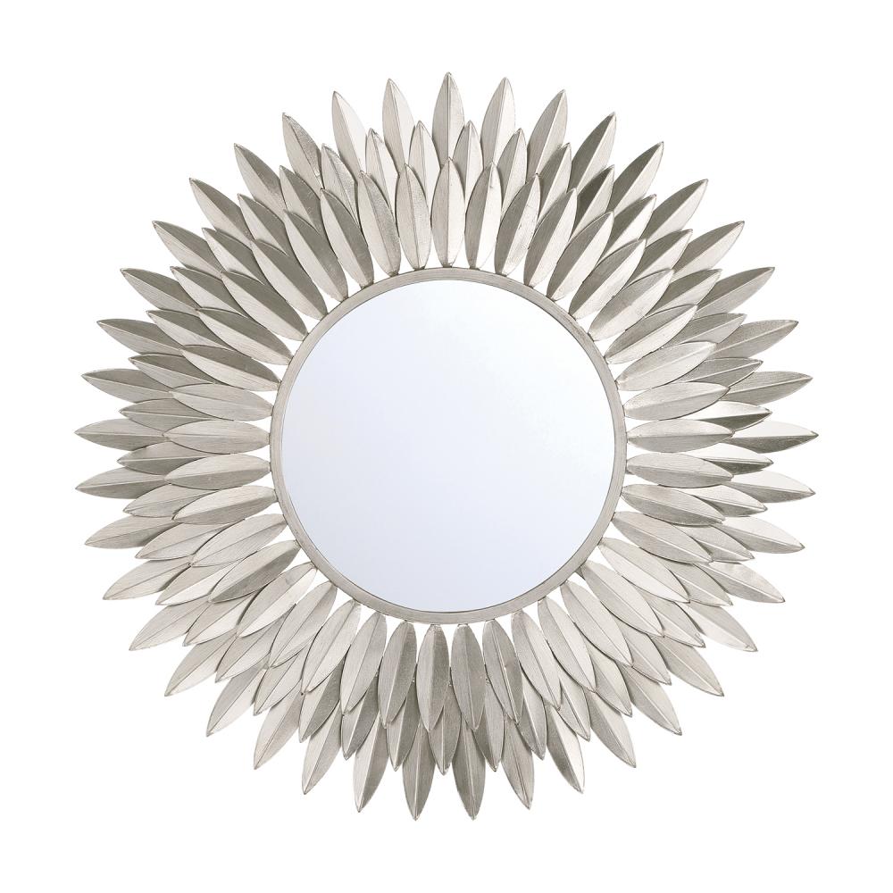 Broche 24'' Antique Silver Mirror