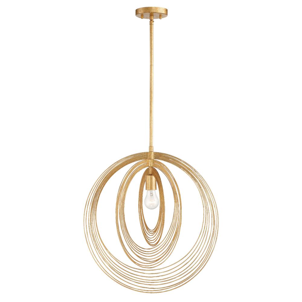 Doral 1 Light Renaissance Gold Chandelier