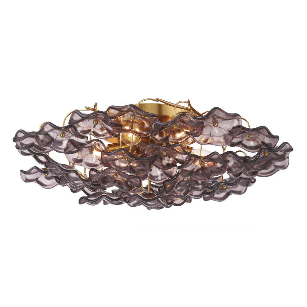 Esme 22.5'' Aged Brass Semi Flush Mount