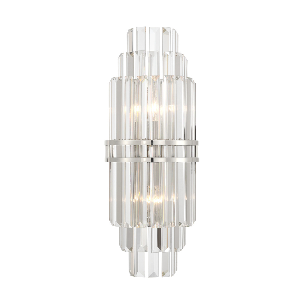 Hayes 7.5'' Polished Nickel Sconce