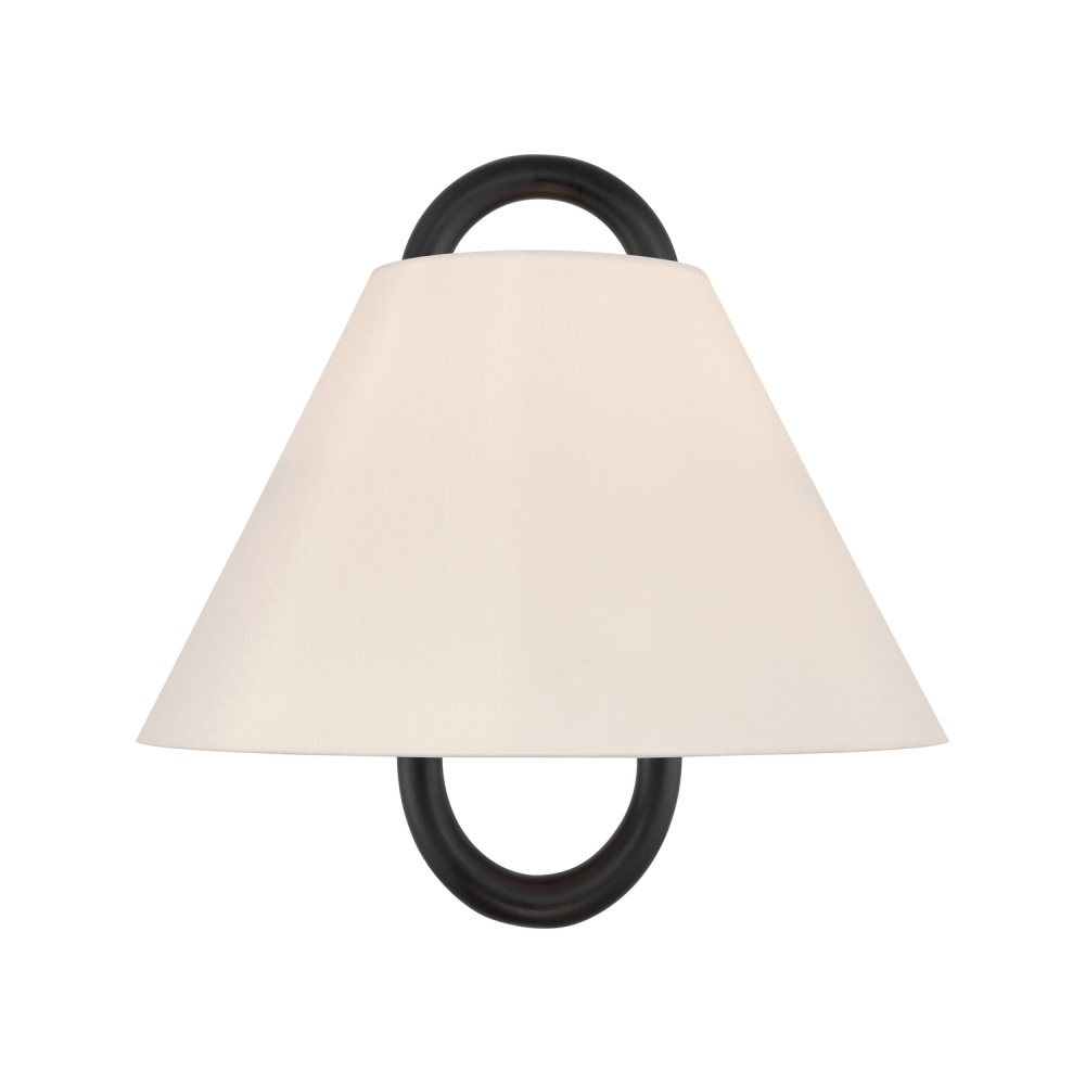 Jojo 11.75'' Vibrant Gold + Matte Black Sconce