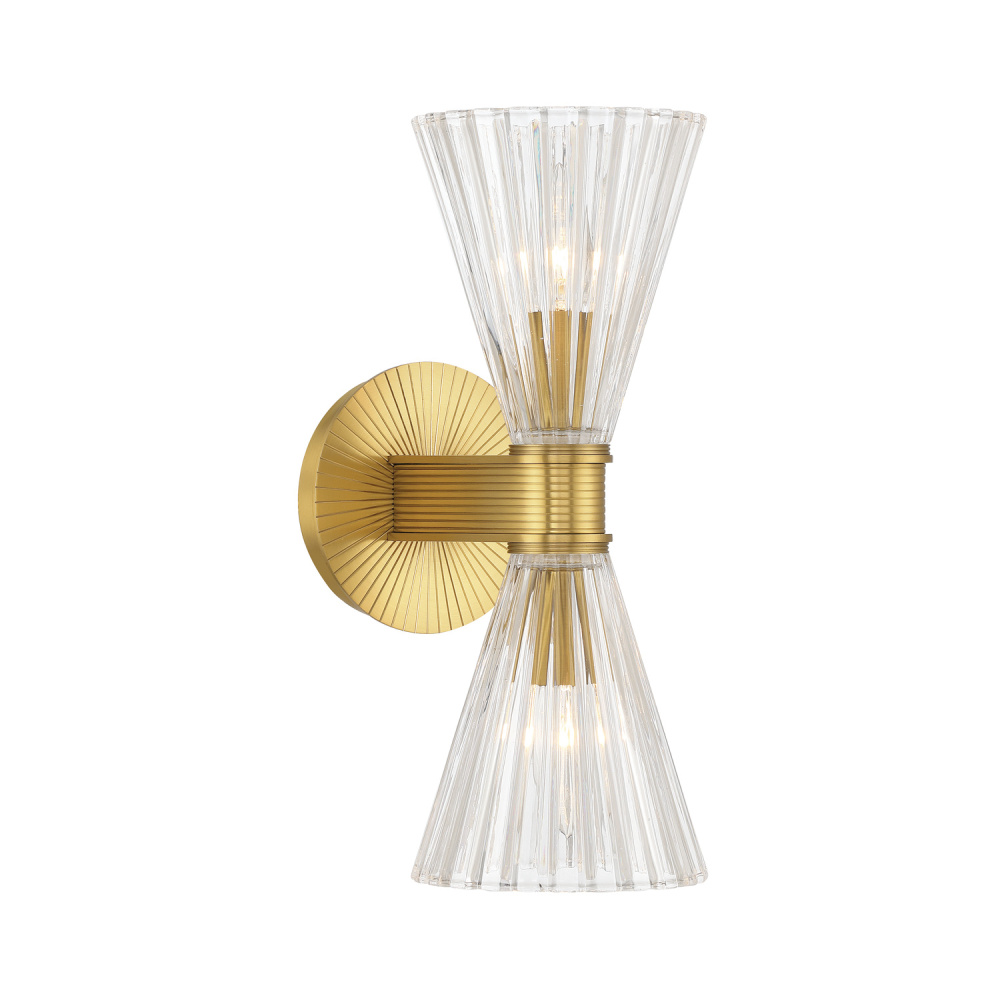 Lotus 5.5'' Luxe Gold Sconce