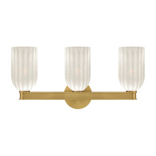 Crystorama LOT-713-LG - Lotus 22.75'' Luxe Gold Bathroom Vanity