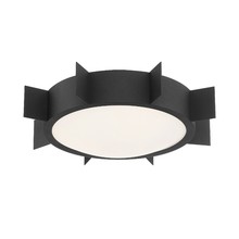 Crystorama SOL-A3103-BF - Solas 3 Light Black Forged Ceiling Mount