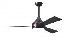  DA-BB-BB - Donaire wet location 3-Blade paddle fan constructed of 316 Marine Grade Stainless Steel