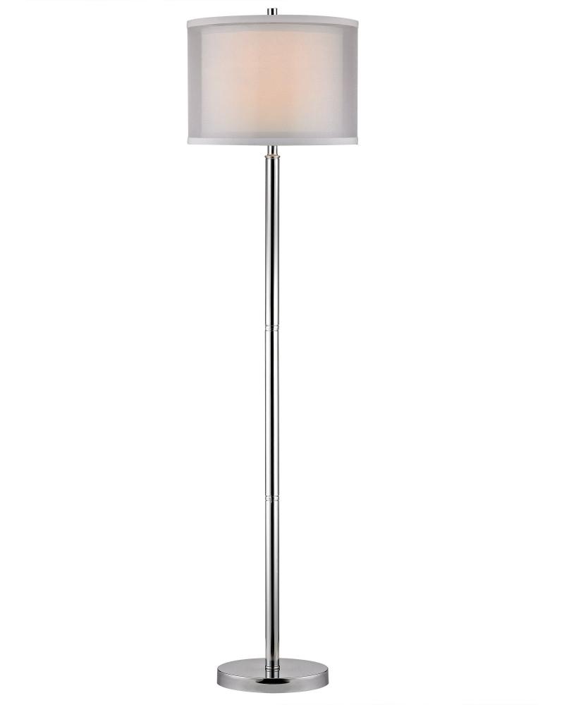 Double Organza Floor Lamp With Shade