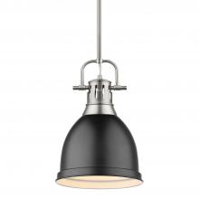 Golden 3604-S PW-BLK - Small Pendant with Rod